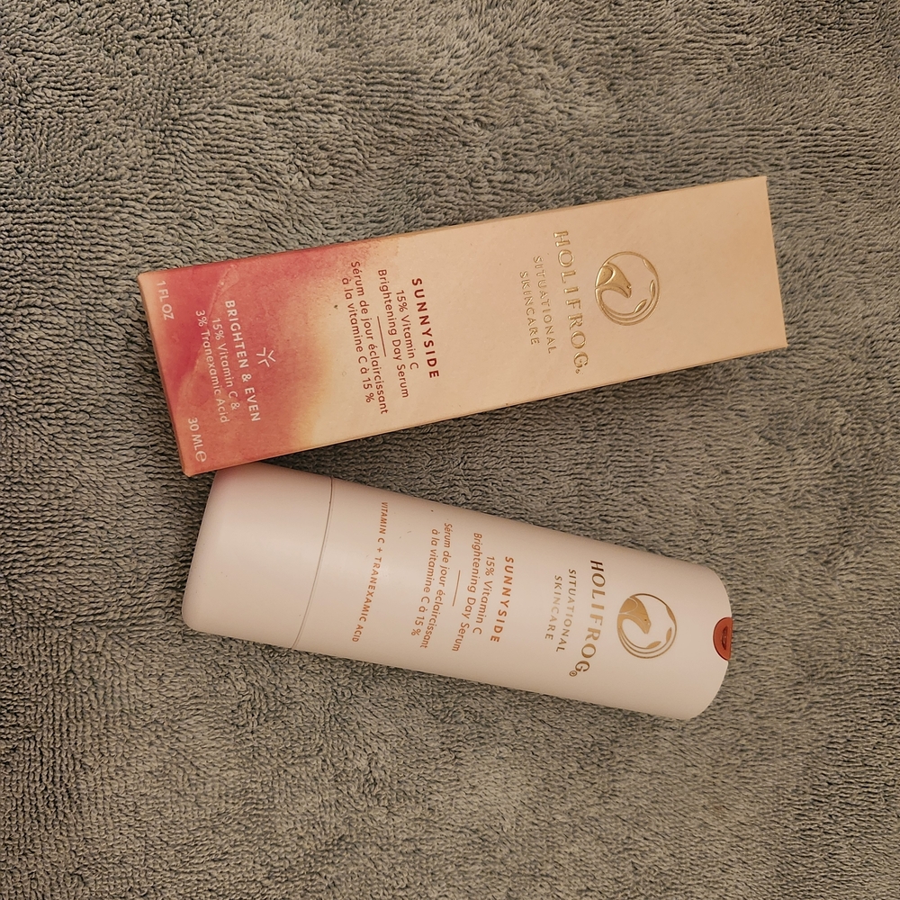 Sunnyside C Glow Serum - White & Orange